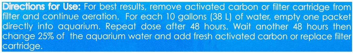 API General Cure Fish Medication Powder Packets, 6 Boxes of 10