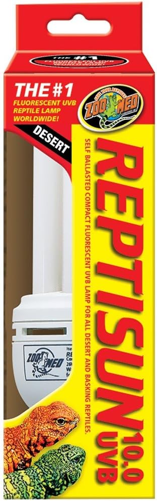 Zoo Med ReptiSun Desert Compact Fluorescent UVB Lamp, 26 W