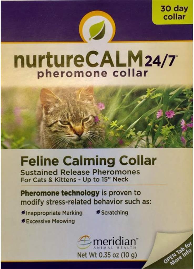 NurtureCALM 24/7 Calming Pheromone Collar for Cats