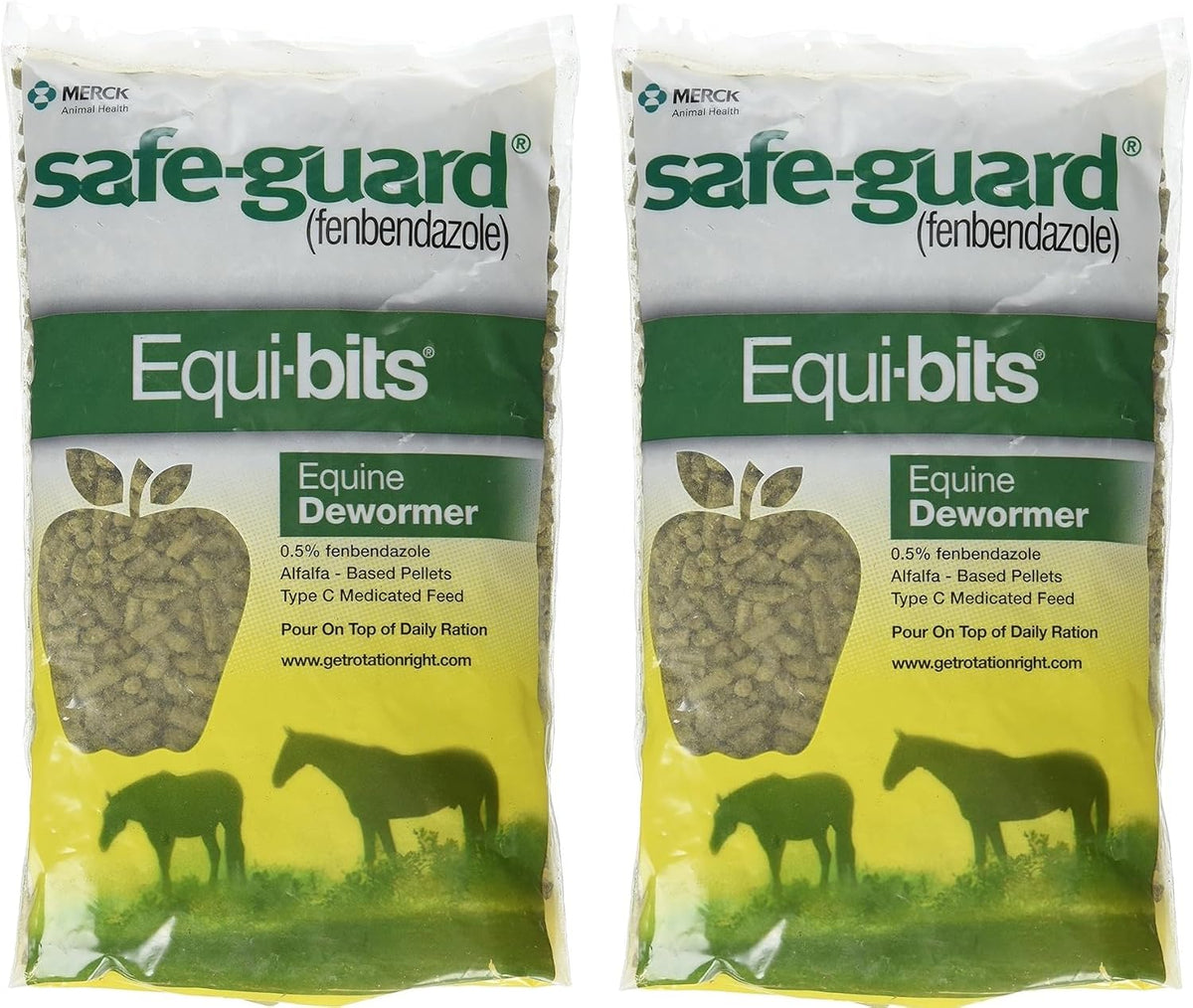 Safe-Guard Equine Dewormer Pellets, 1.25 lb Packs