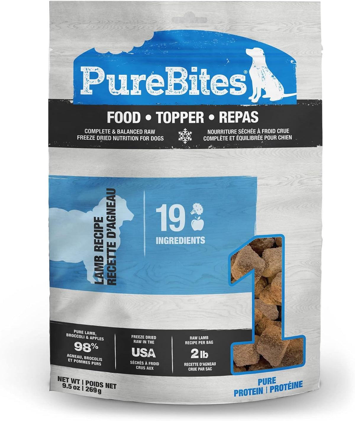 PureBites Freeze-Dried Raw Dog Food & Topper