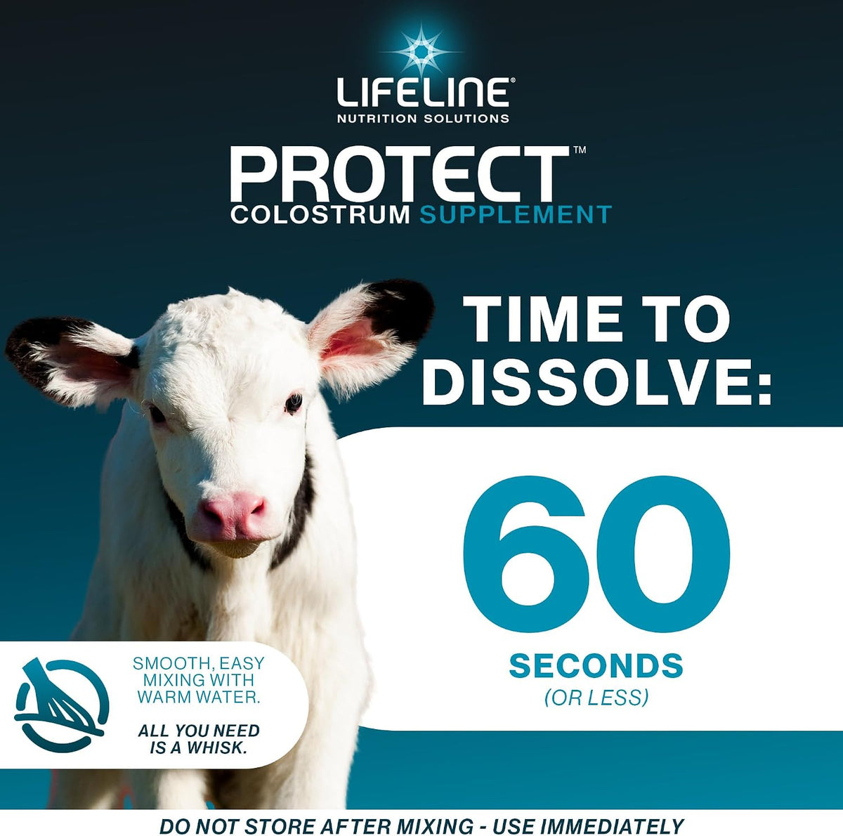 Annuso Lifeline Protect Colostrum Supplement for Calves, 1 lb