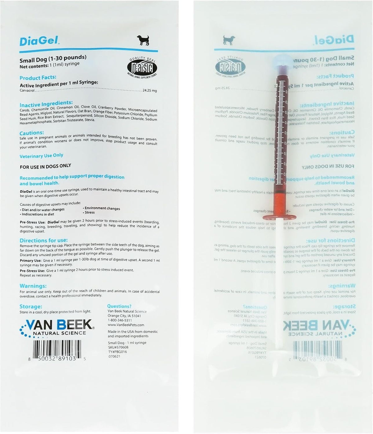 DiaGel Diarrhea Control Gel for Dogs & Cats