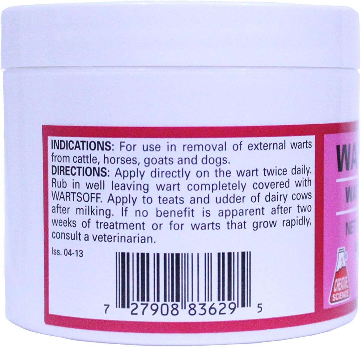 Wartsoff Wart Ointment for Dogs & Horses, 4 oz