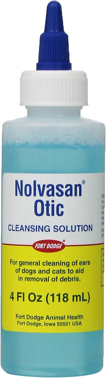 Nolvasan Otic Ear Cleansing Solution for Dogs & Cats