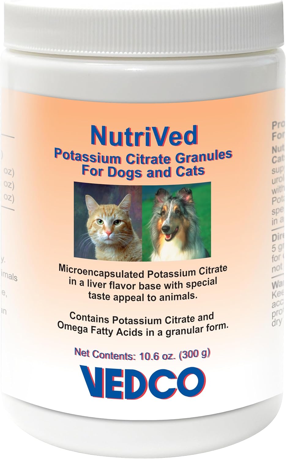 Vedco NutriVed Potassium Citrate Granules for Dogs & Cats, 300 g