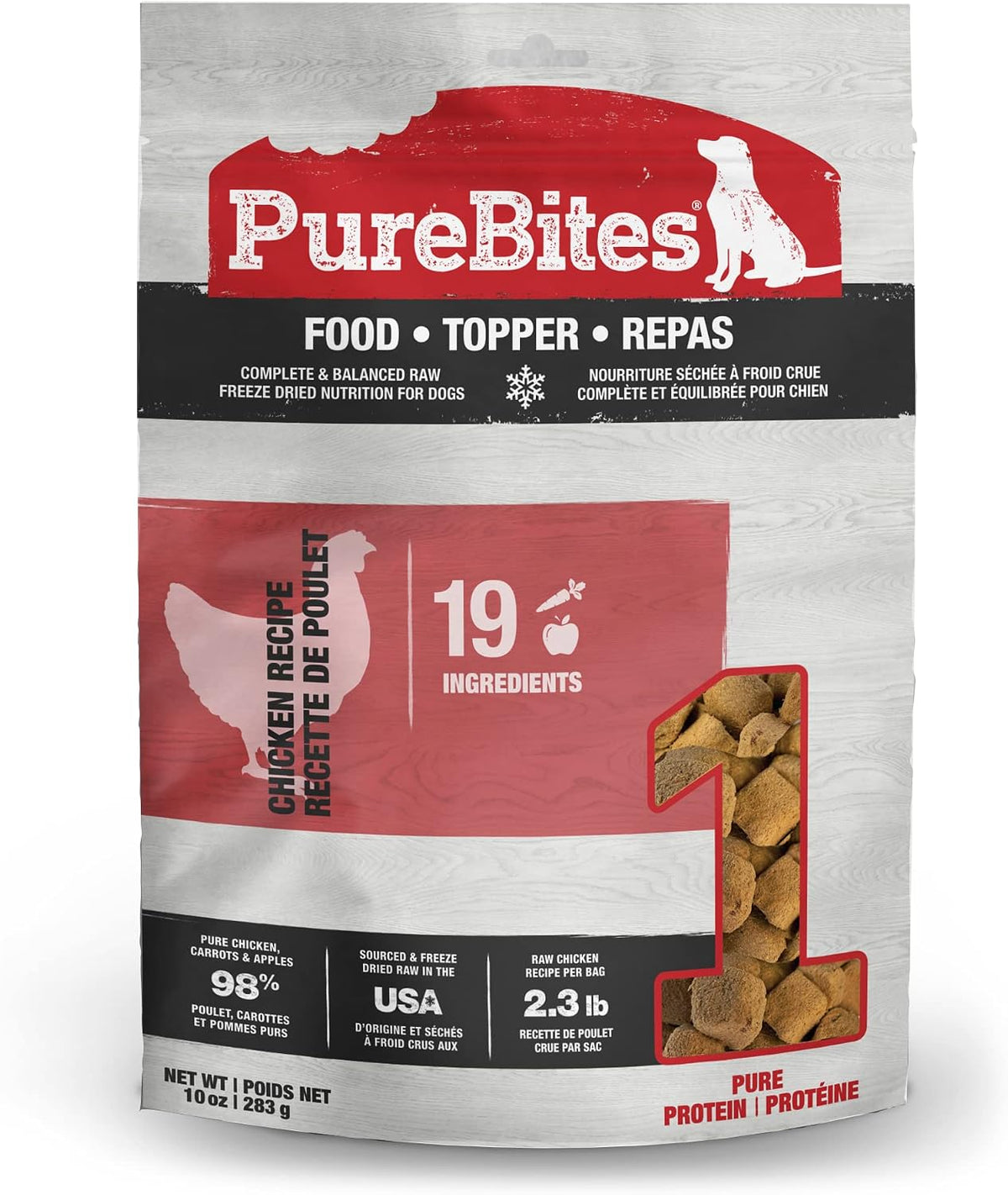 PureBites Freeze-Dried Raw Dog Food & Topper