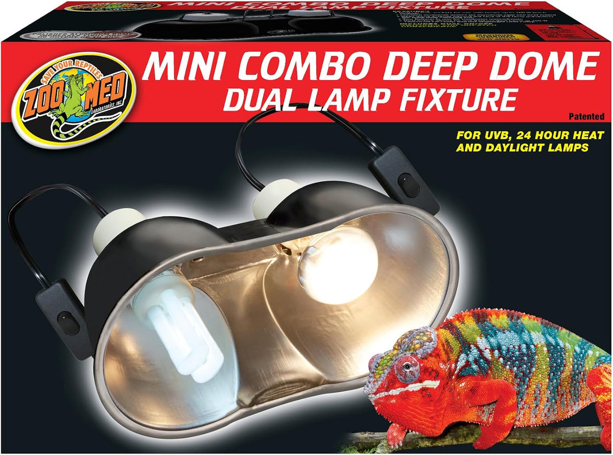 Zoo Med Combo Mini Deep Dome Clamp Lamp Fixture