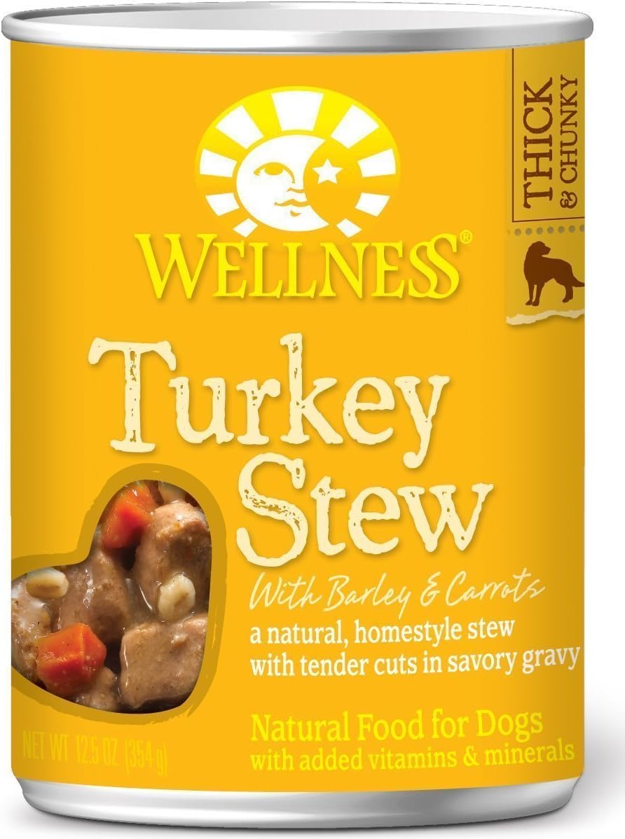 Wellness Grain-Free Stew Wet Dog Food Variety, 12 x 12.5 oz