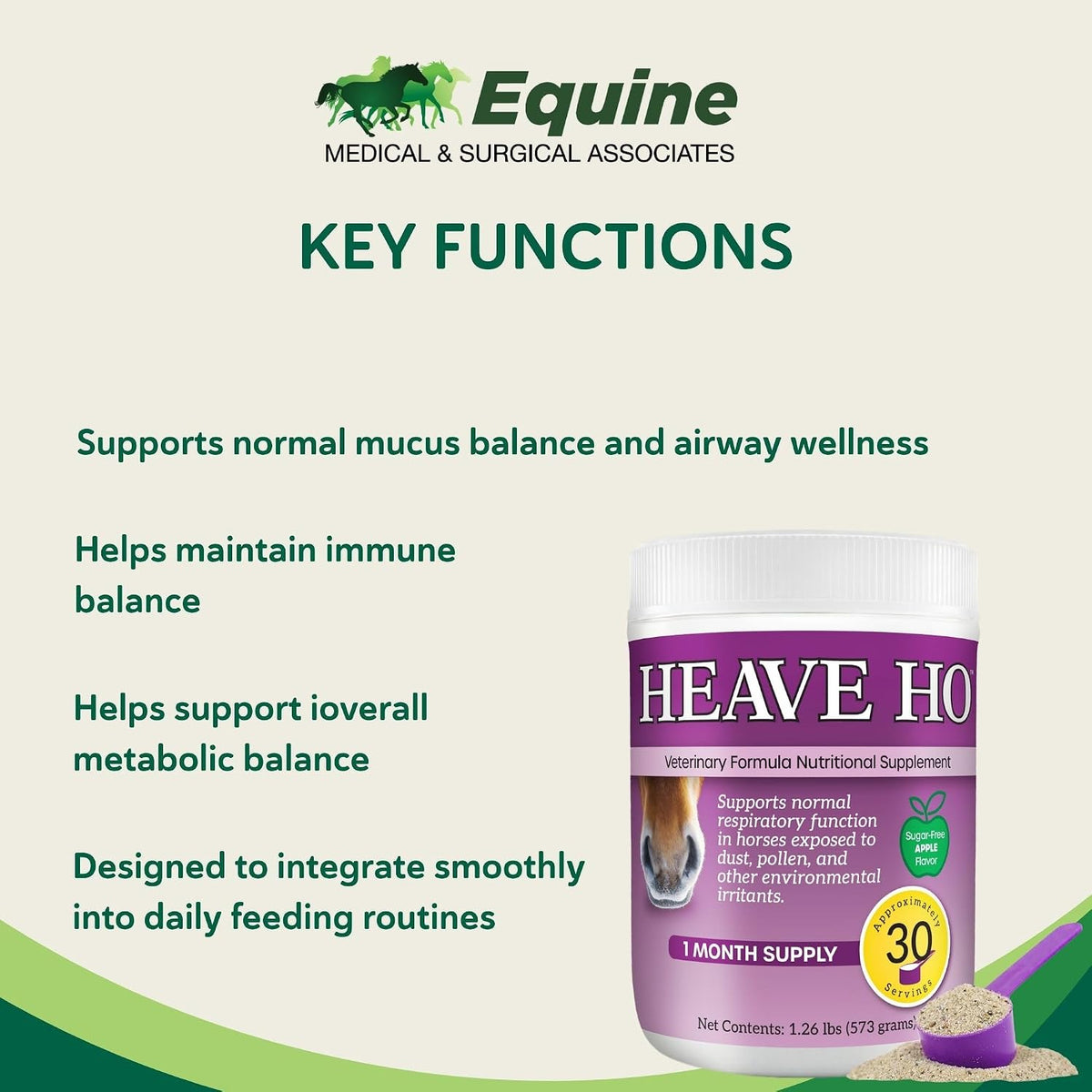 Heave Ho Respiratory & Immune Support Supplement for Horses