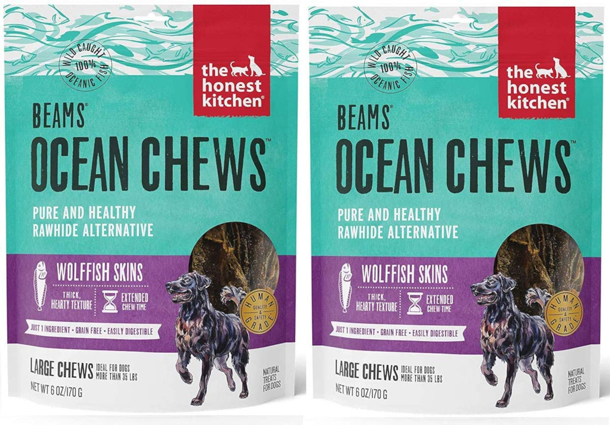 The Honest Kitchen Beams Wolffish Skin Dog Chews