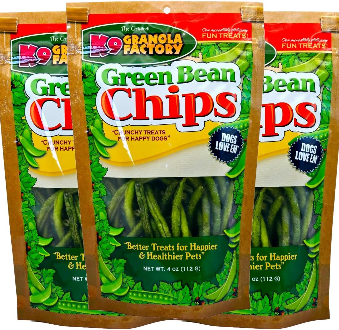 K9 Granola Factory Green Bean Chips Dog Treats