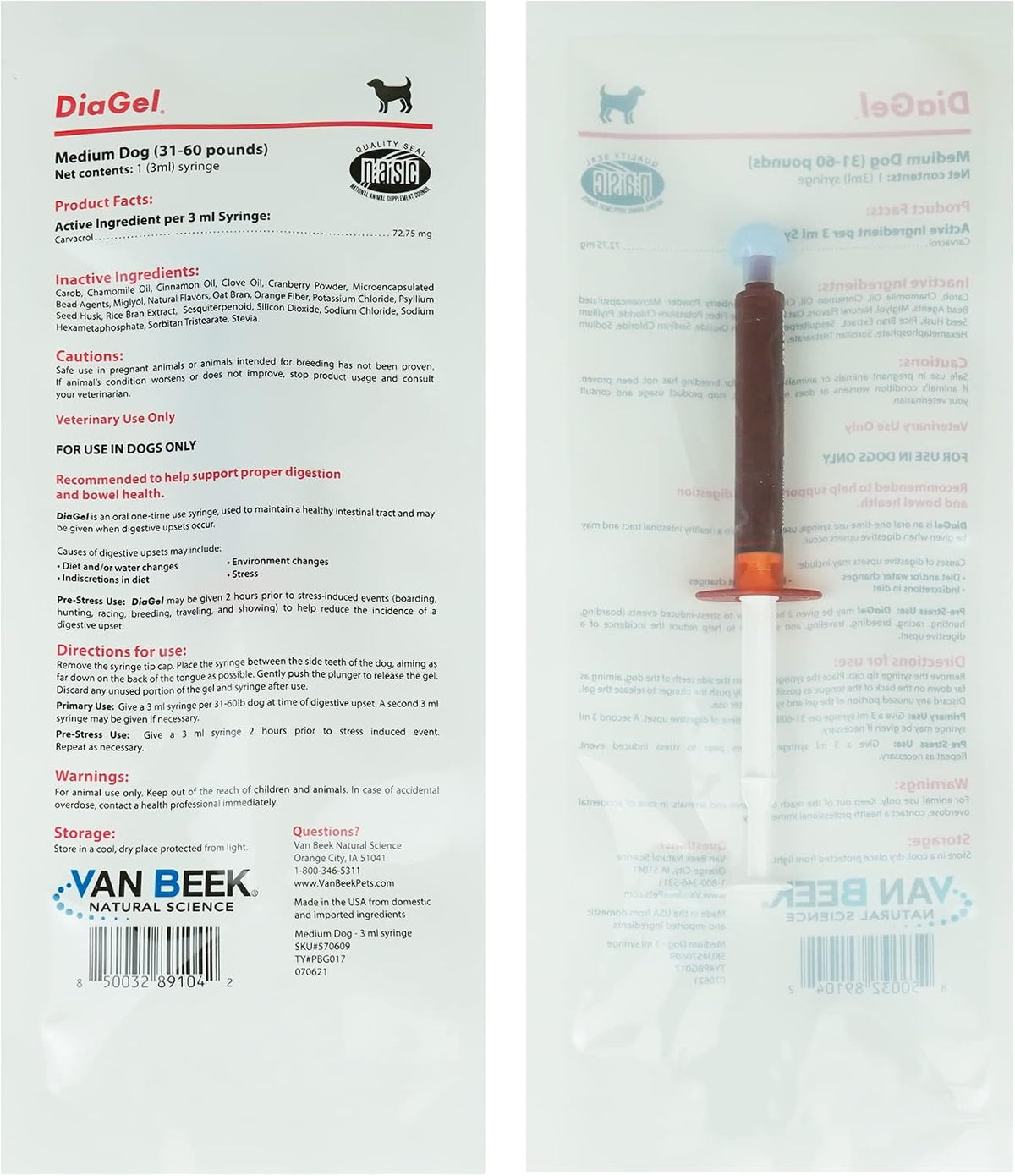 DiaGel Diarrhea Control Gel for Dogs & Cats