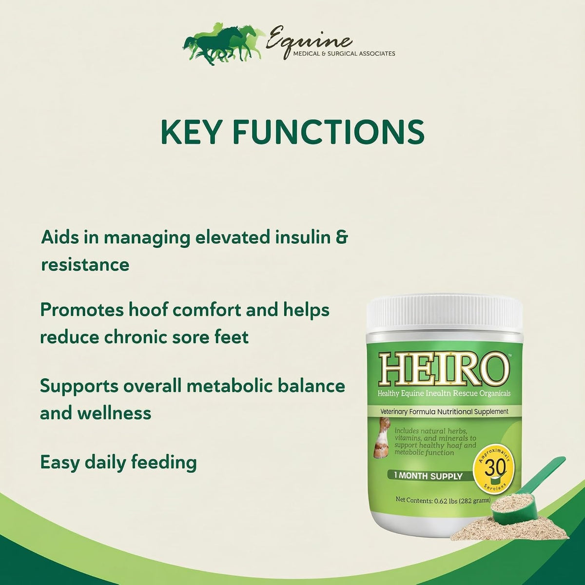 Heiro Insulin Rescue Supplement for Horses