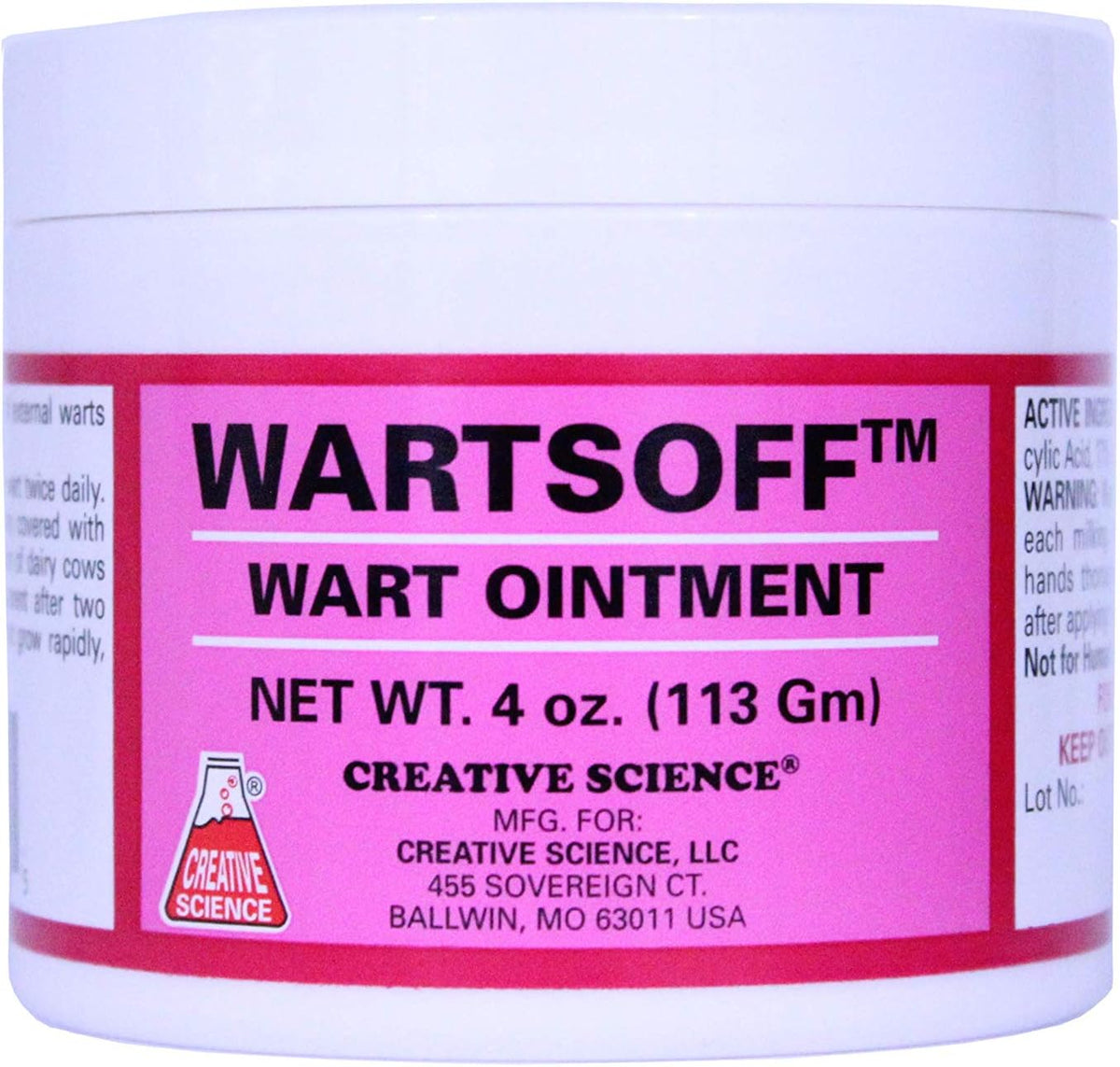 Wartsoff Wart Ointment for Dogs & Horses, 4 oz