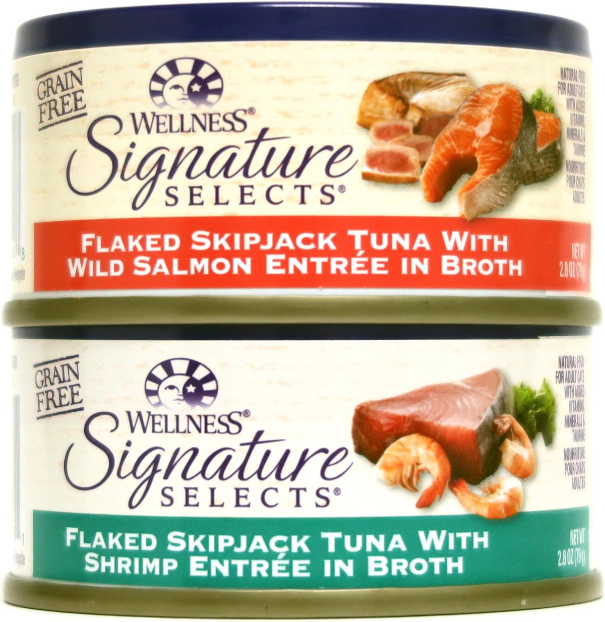 Wellness Signature Selects Flaked Wet Cat Food Variety, 12 x 2.8 oz