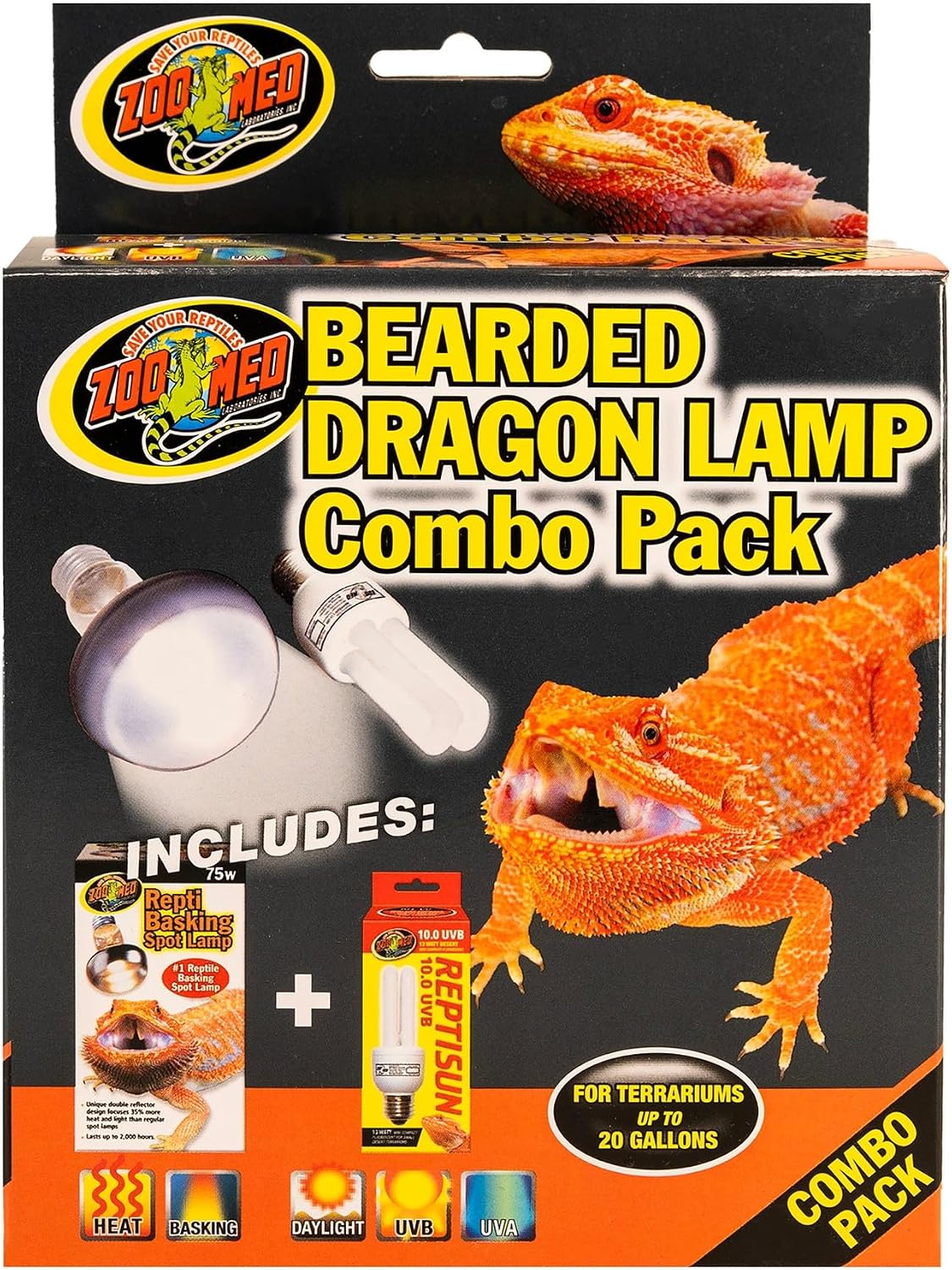 Zoo Med Bearded Dragon Lamp Combo Pack