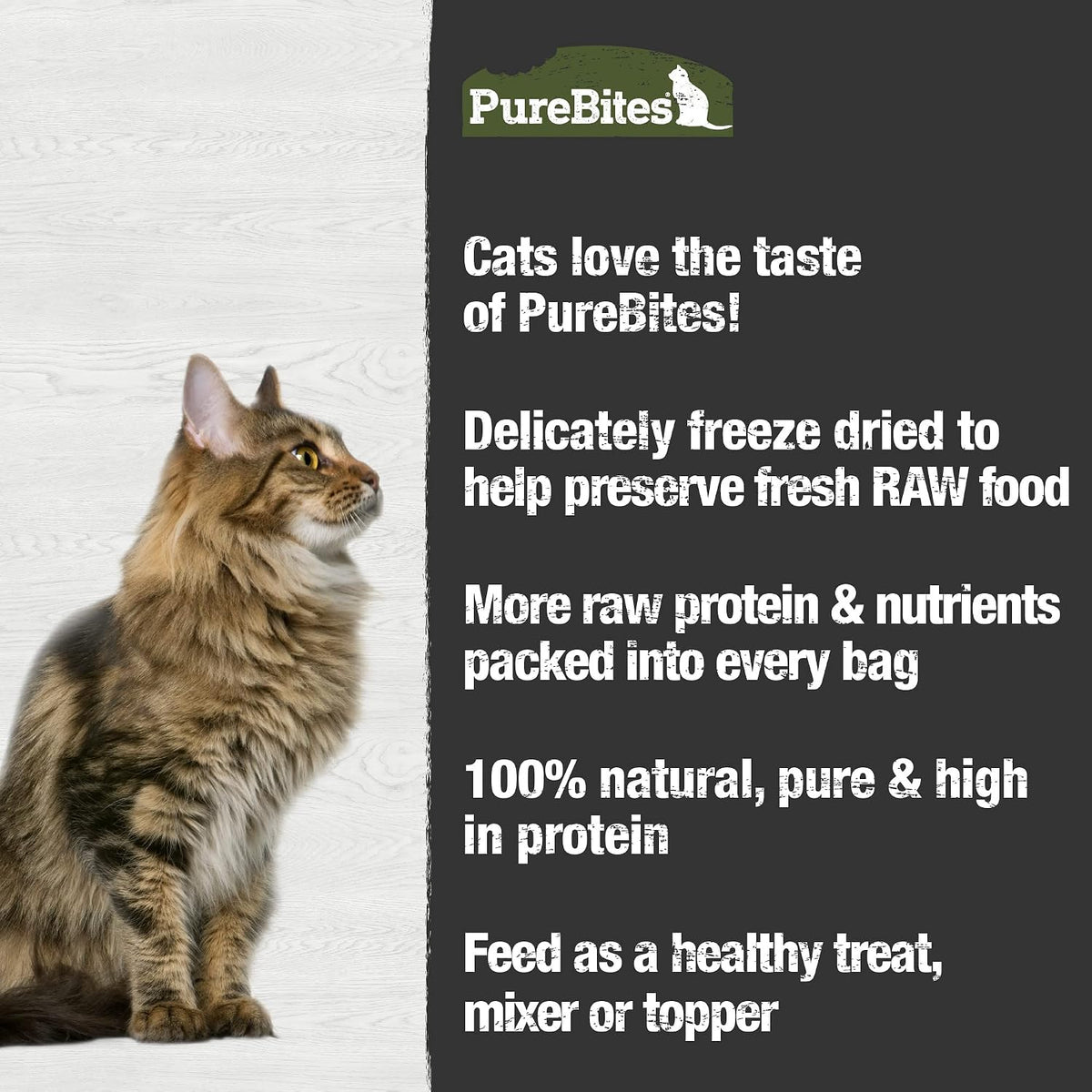 PureBites Beef Liver Freeze-Dried Cat Treats, 1.55 oz