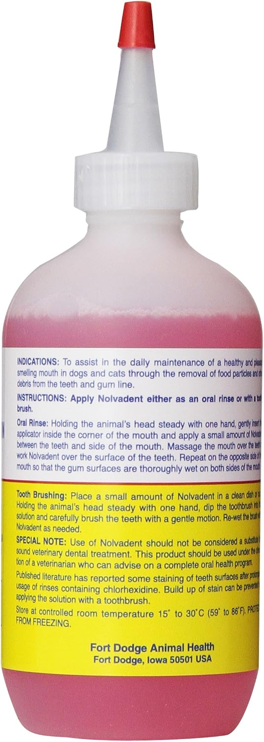 Nolvadent Oral Cleansing Solution for Dogs & Cats, 8 oz