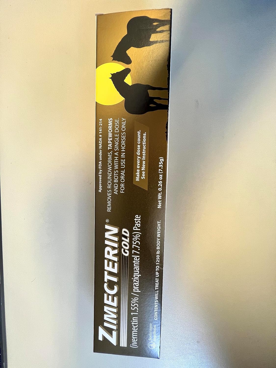 Zimecterin Gold Equine Paste Dewormer