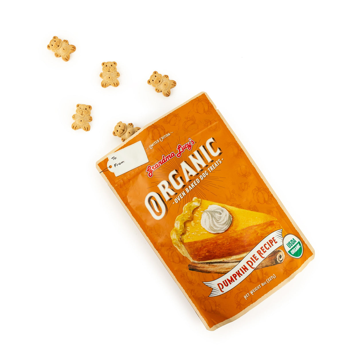 Grandma Lucy's Organic Pumpkin Pie Oven-Baked Dog Treats