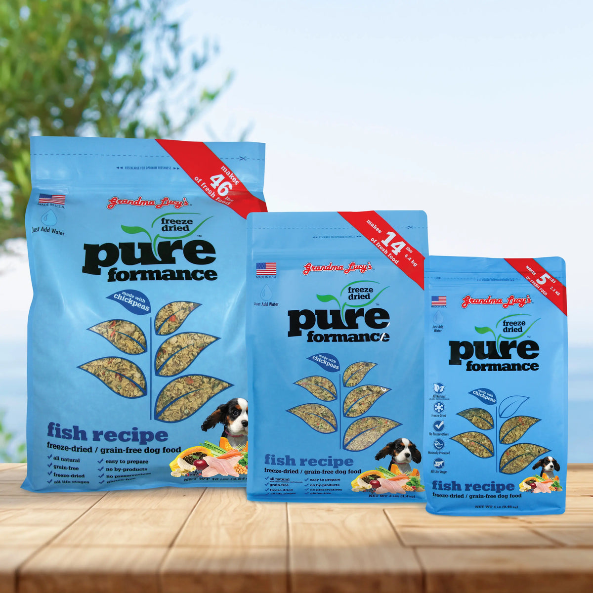 Grandma Lucy's Pureformance Fish Grain-Free Freeze-Dried Dog Food