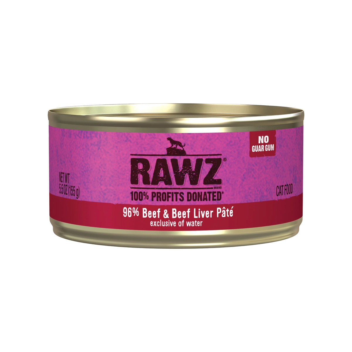 Rawz 96% Beef & Beef Liver Pâté Canned Cat Food