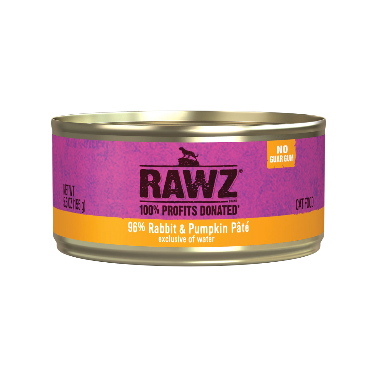 Rawz 96% Rabbit & Pumpkin Pâté Canned Cat Food