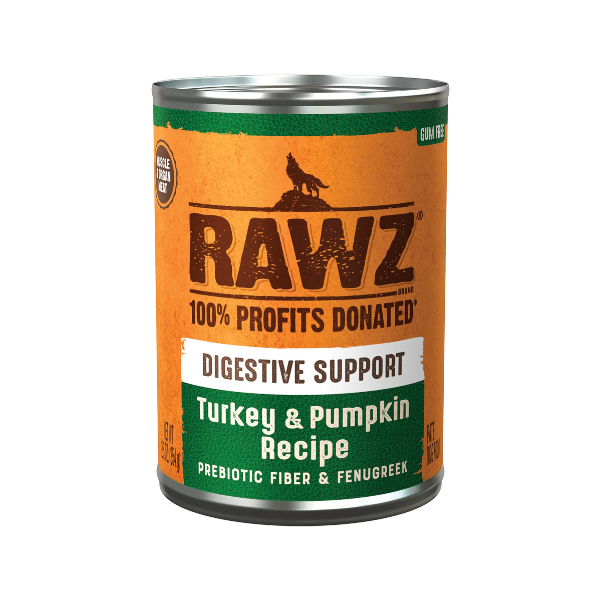 Rawz Digestive Support Turkey & Pumpkin Pâté Canned Dog Food