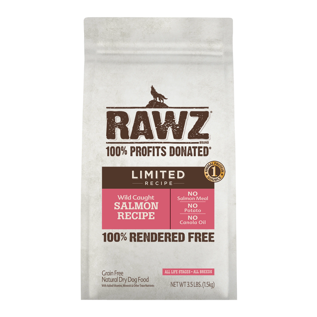 Rawz Limited Ingredient Salmon Dry Dog Food