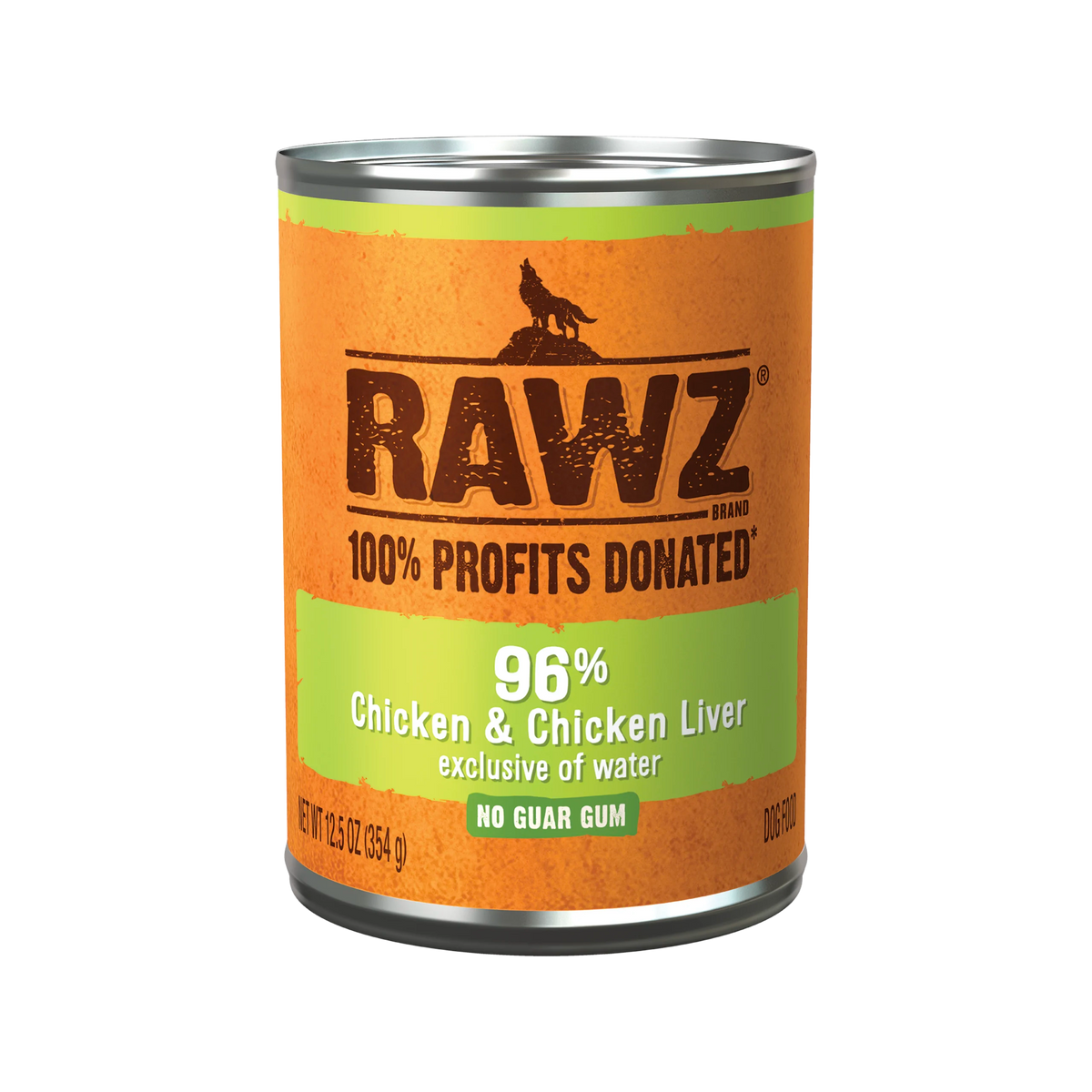 Rawz 96% Chicken & Chicken Liver Pâté Canned Dog Food