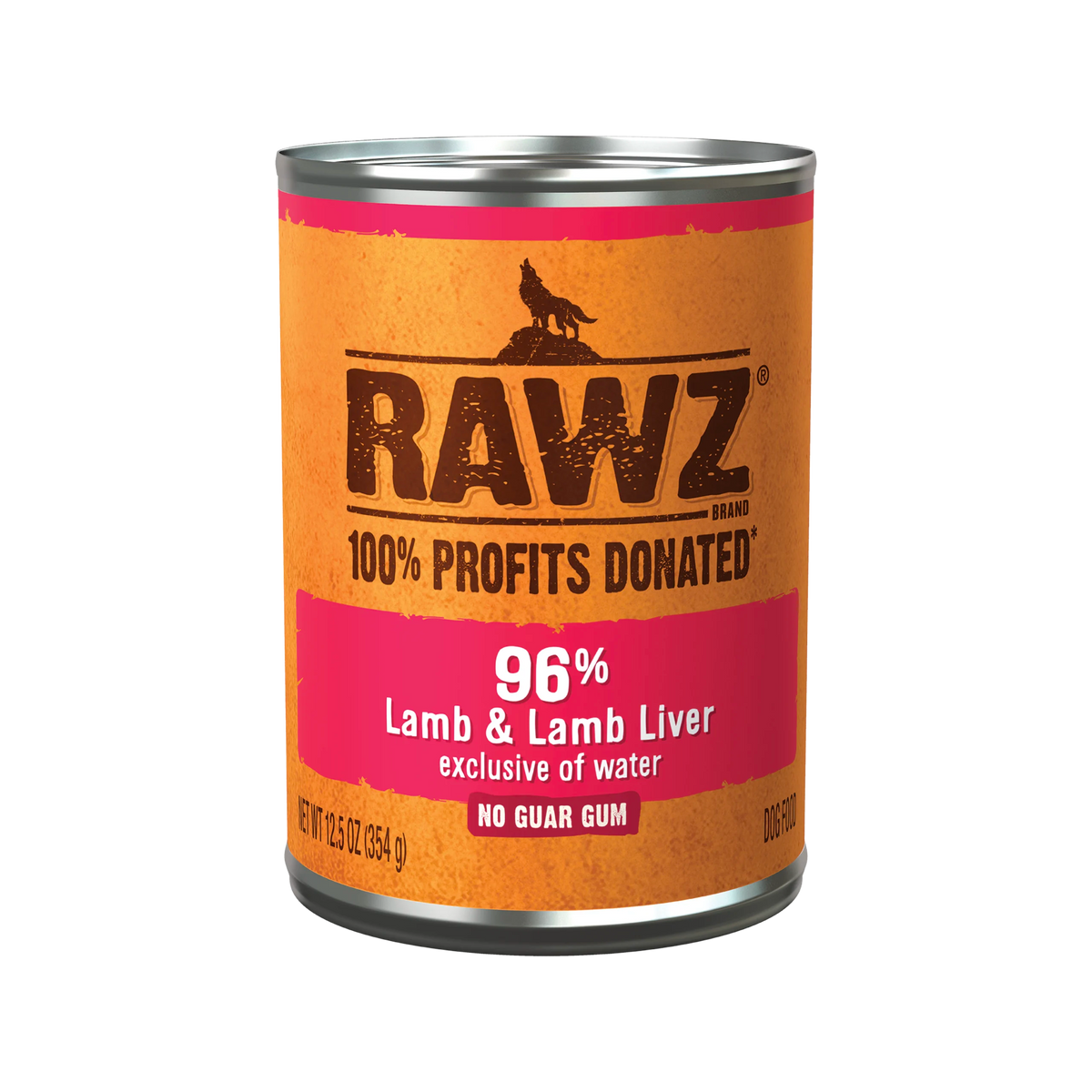 Rawz 96% Lamb & Lamb Liver Pâté Canned Dog Food