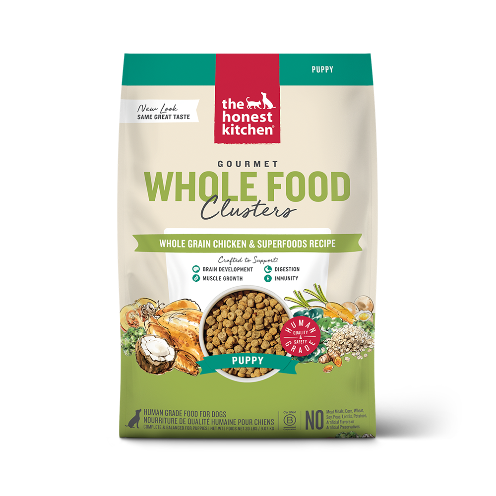 The Honest Kitchen Whole Grain Chicken Whole Food Clusters for Puppies Dry Dog Food