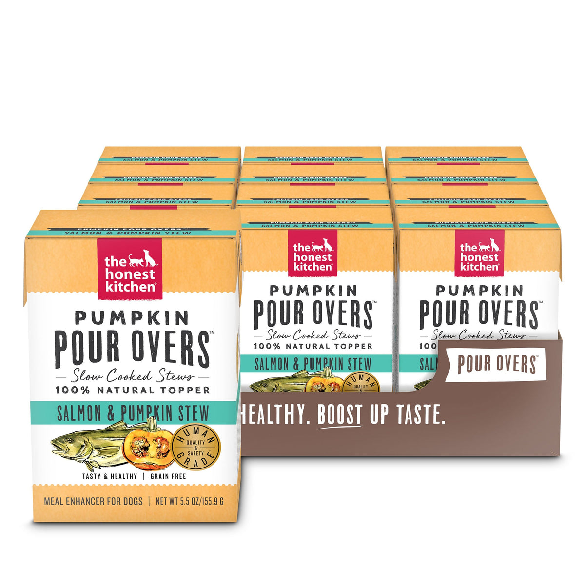 The Honest Kitchen Pumpkin Pour Overs - Salmon Dog Food Topper