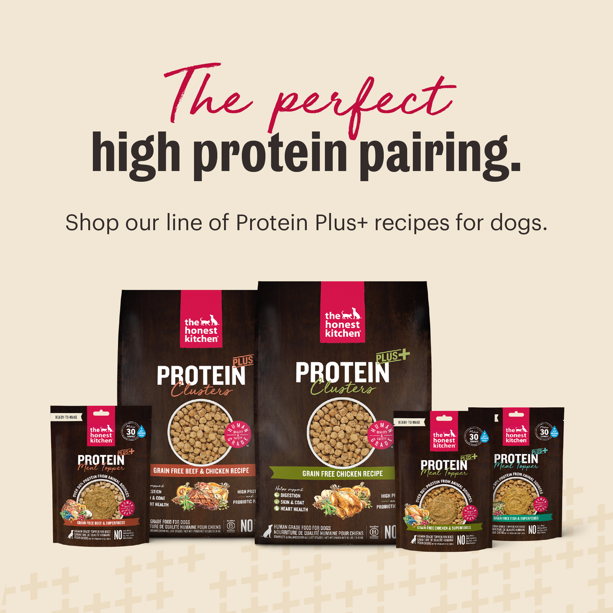 The Honest Kitchen Protein Plus Grain Free Fish Topper for Dogs