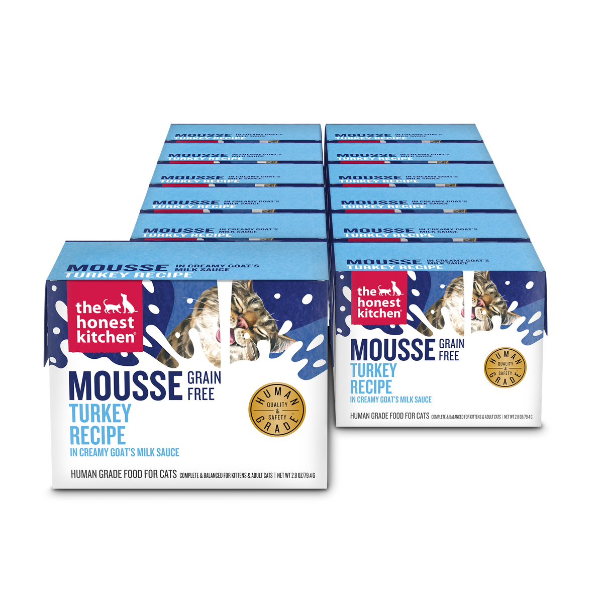 The Honest Kitchen Grain Free Turkey Mousse in Goat's Milk Wet Cat Food