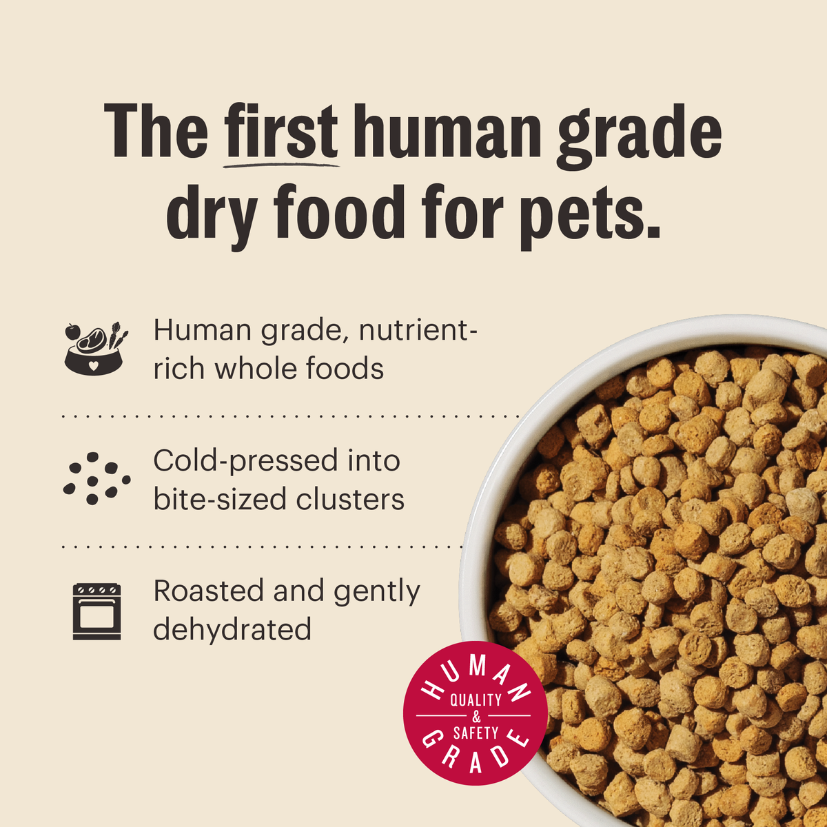 The Honest Kitchen Grain Free Turkey & Chicken Whole Food Clusters Dry Cat Food