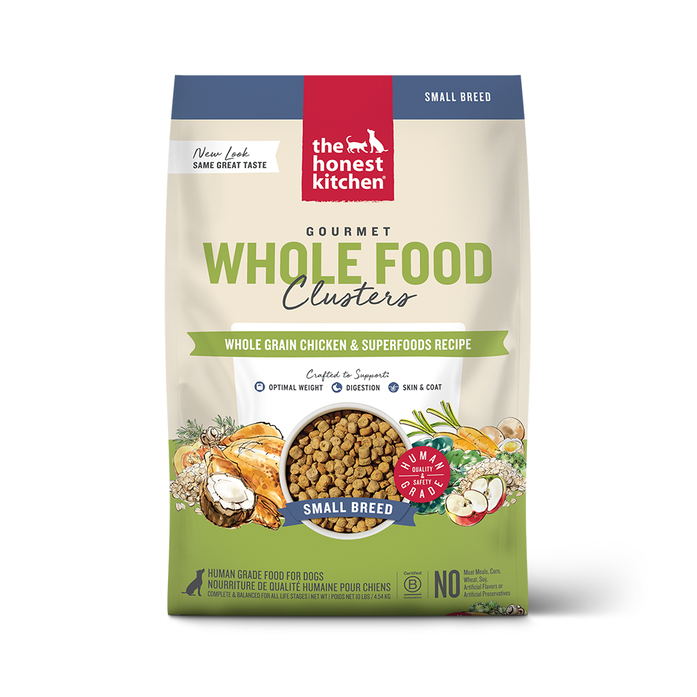 The Honest Kitchen Whole Grain Chicken Whole Food Clusters for Small Breeds Dry Dog Food
