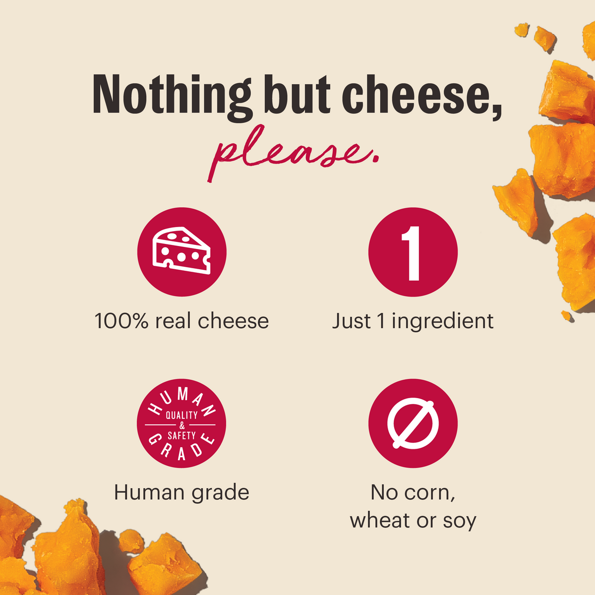 The Honest Kitchen Cheddar Crumbles Dog Food Topper