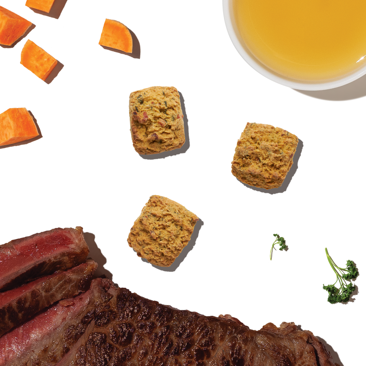 The Honest Kitchen Beef Bone Broth Bites with Sweet Potato Dog Treats