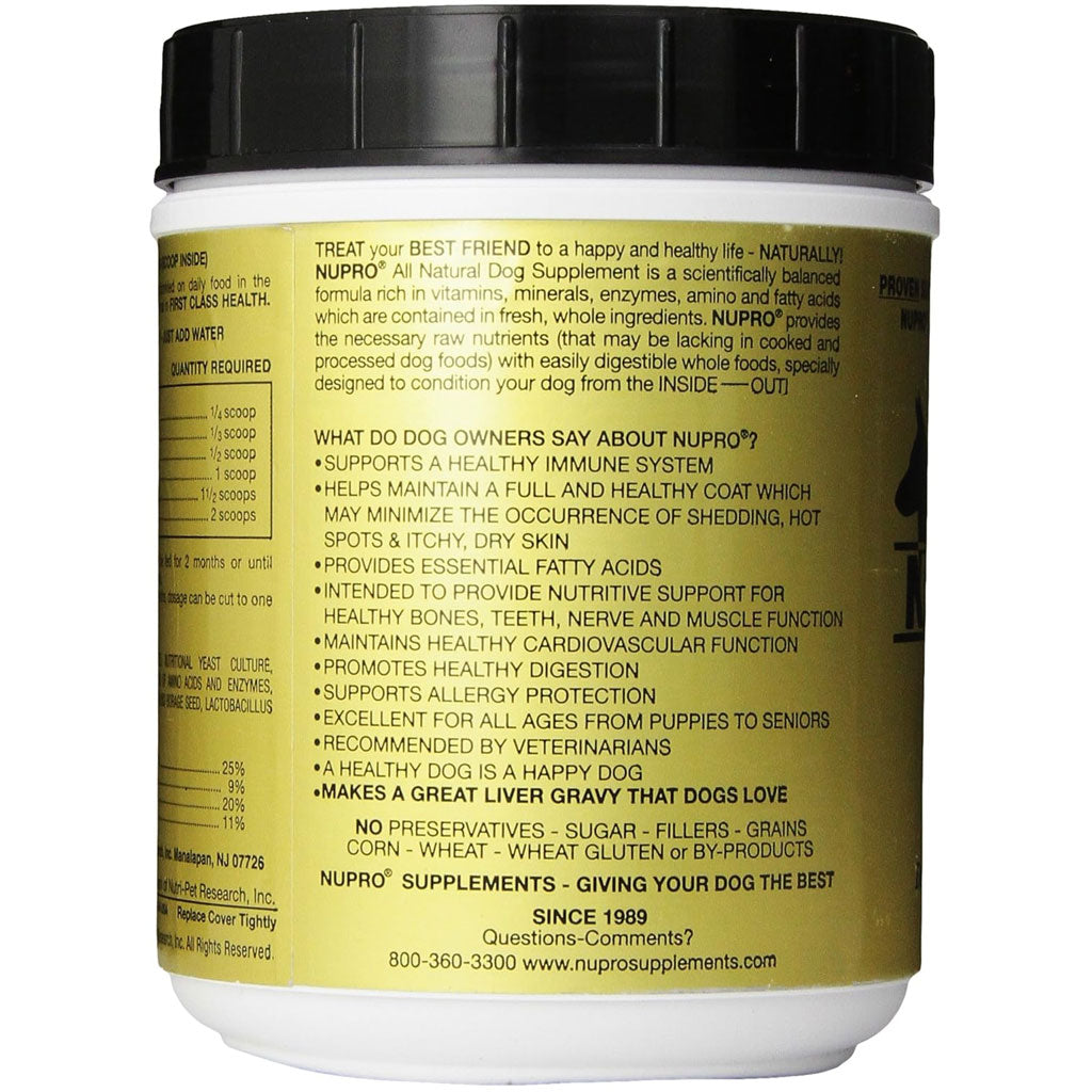 Nupro All Natural Dog Supplement (Gold Label)