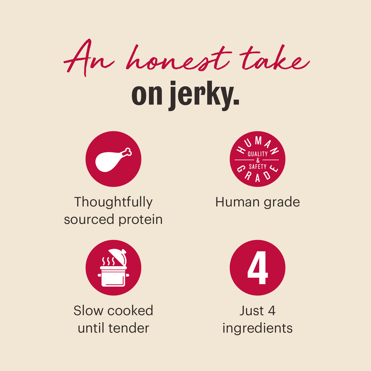 The Honest Kitchen Slow Cooked Chicken Jerky Chews Dog Treats