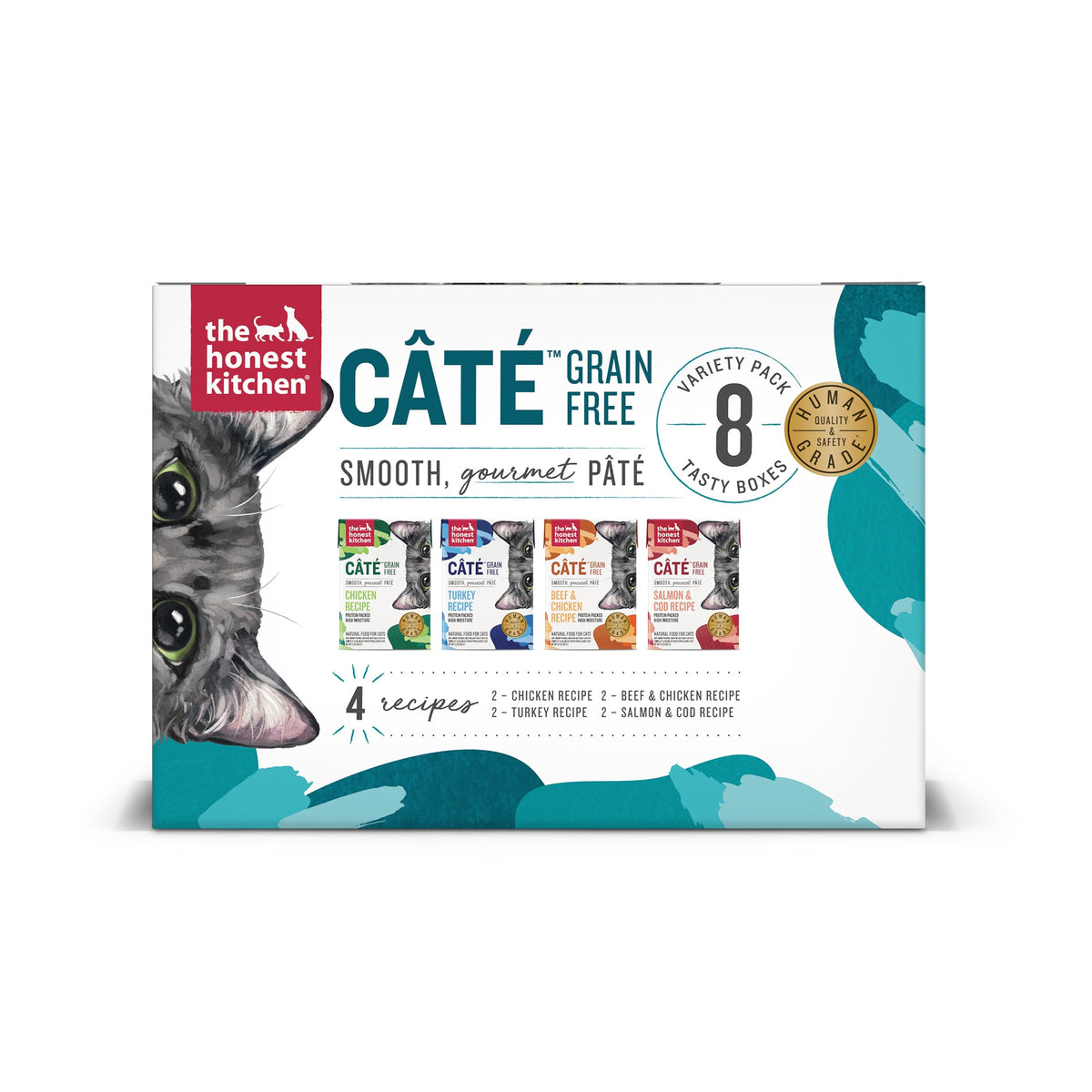 The Honest Kitchen Grain Free Câté (Pâté) Variety Pack Wet Cat Food