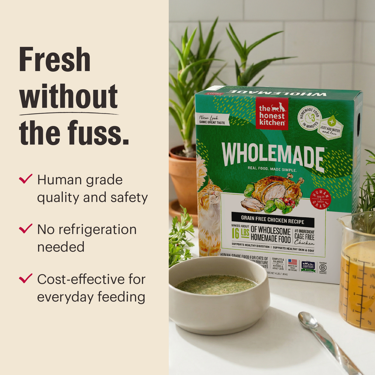 The Honest Kitchen Grain Free Chicken Dehydrated Cat Food