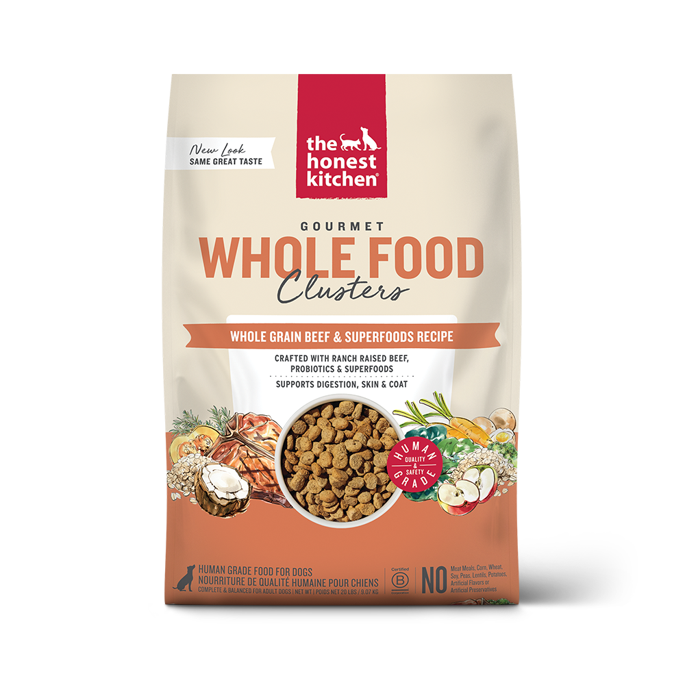 The Honest Kitchen Whole Grain Beef & Oat Whole Food Clusters Dry Dog Food