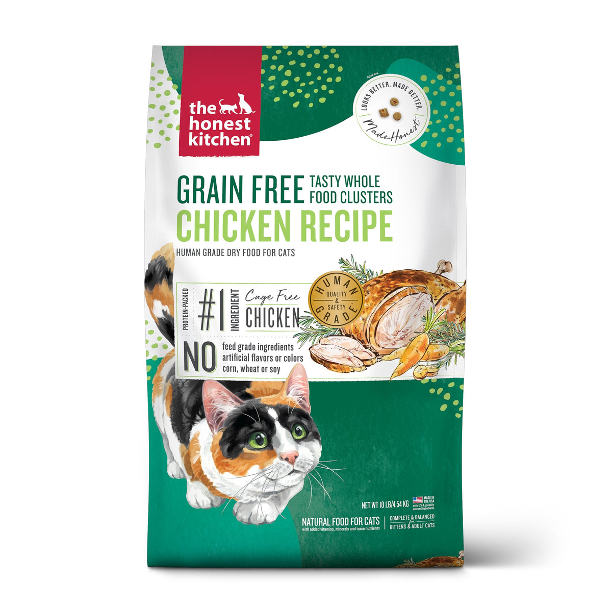 The Honest Kitchen Grain Free Chicken Whole Food Clusters Dry Cat Food