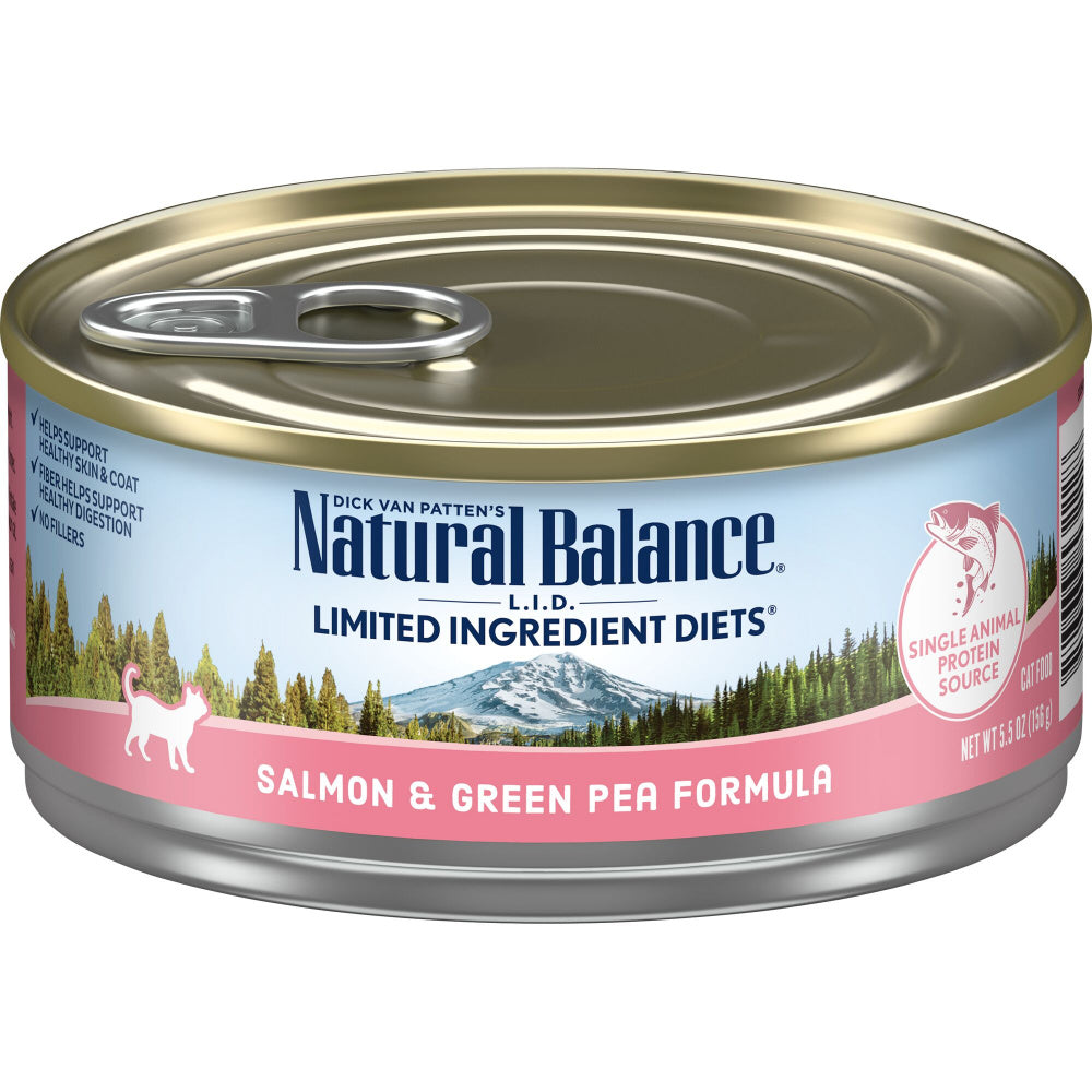 natural balance wet cat food Natural Balance L.I.D. Limited Ingredient Diets Salmon & Green Pea Can