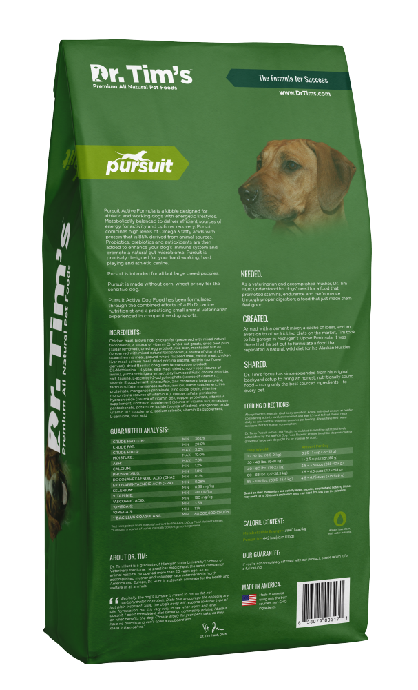 Dr. Tim's Pursuit Active Dry Dog Food