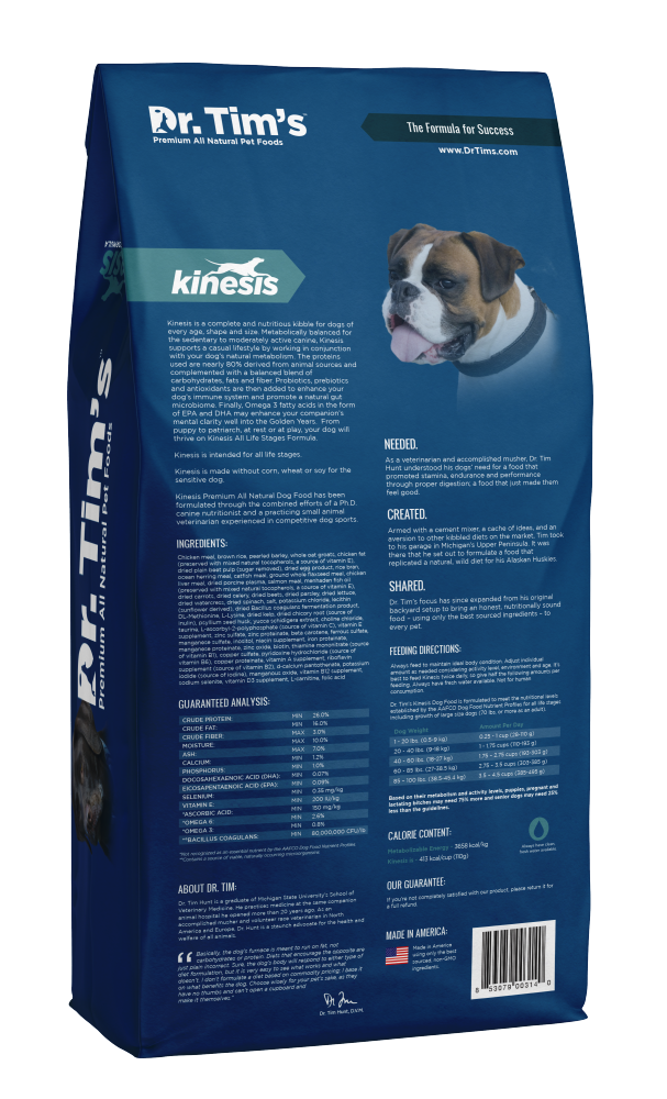 Dr. Tim's Kinesis All Life Stages Dry Dog Food