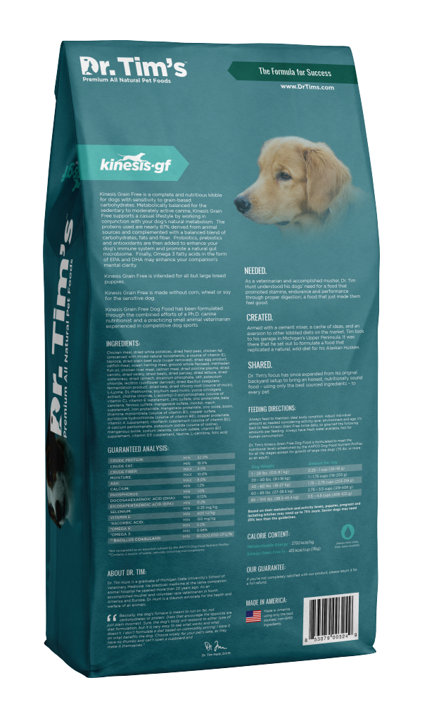 Dr. Tim's Kinesis Grain Free Dry Dog Food